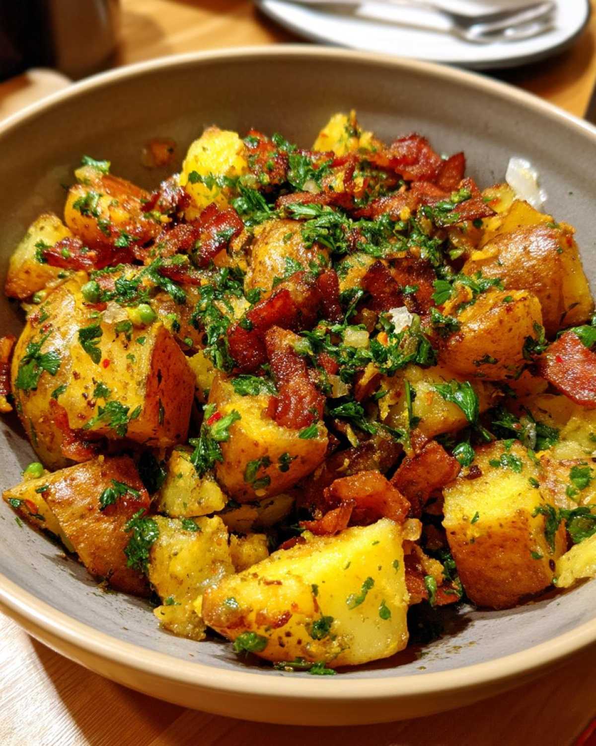 german potato salad - detail 1