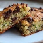 Chocolate Chip Zucchini Cookie Bars