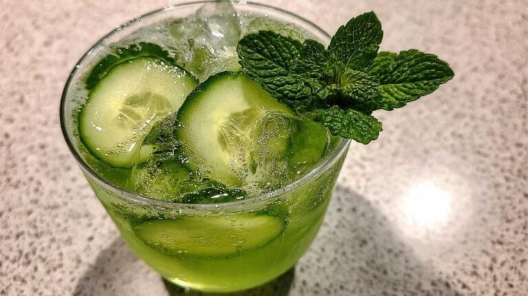 Cool Cucumber Mint Spritzer (Non-Alcoholic)