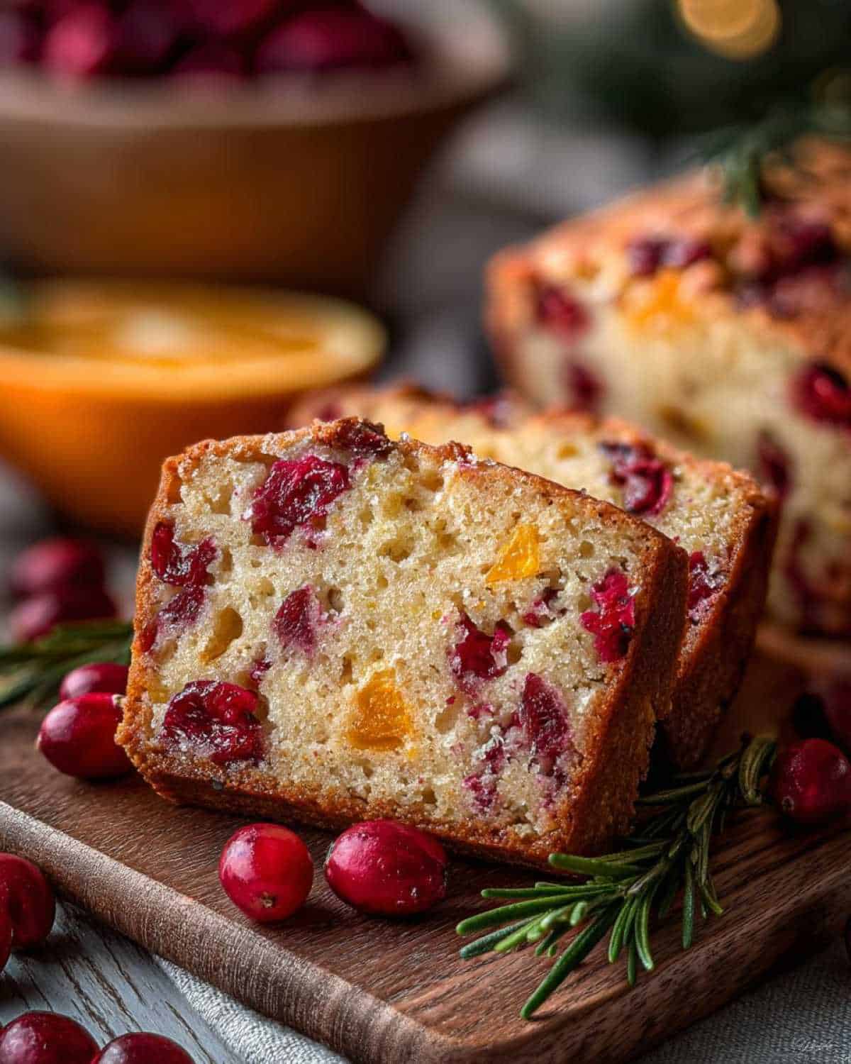 Cranberry Orange Loaf Bread - detail 1