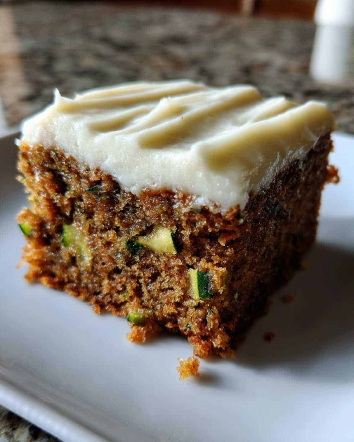 Frosted Zucchini Spice Bars - detail 2