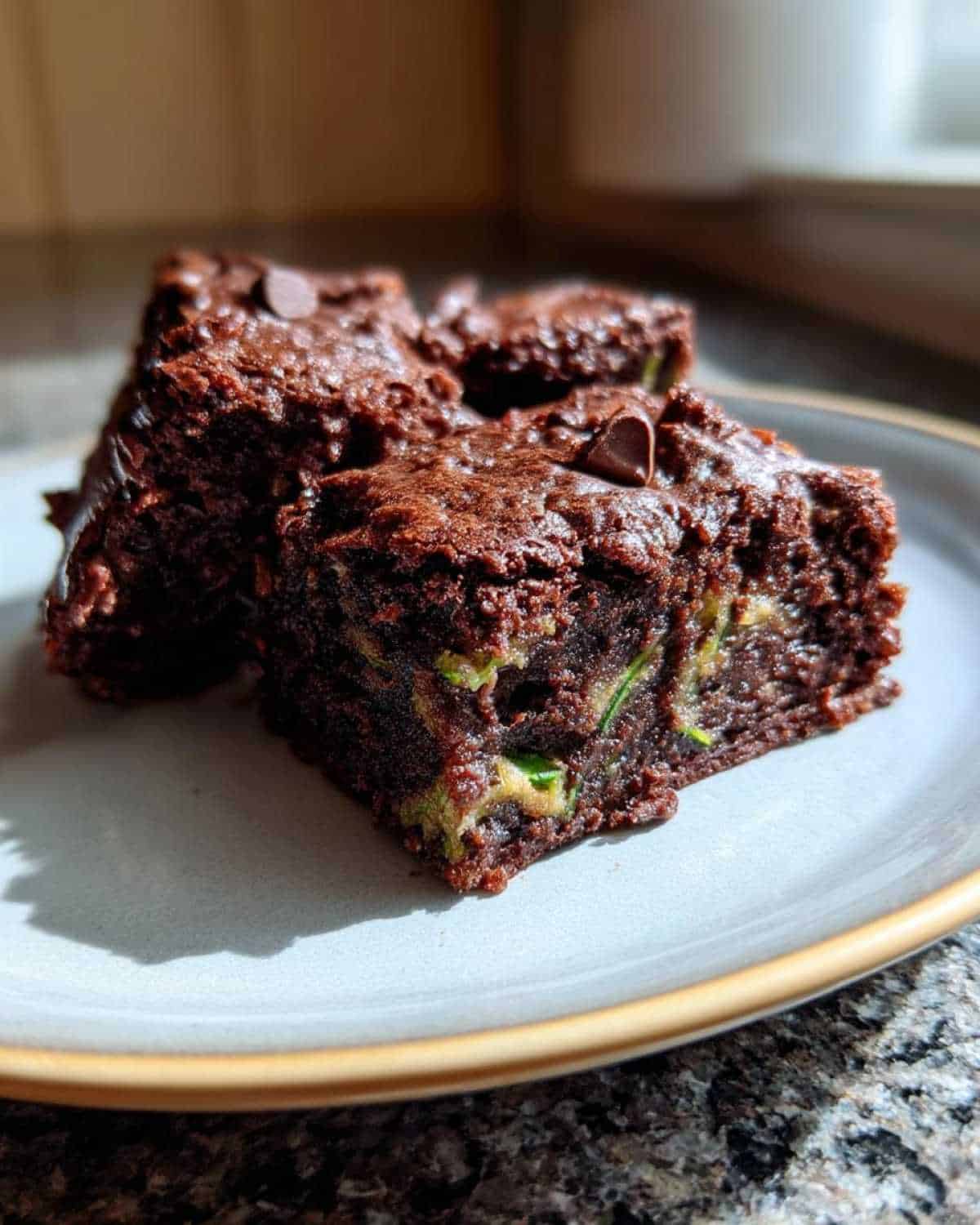 Gluten Free Zucchini Brownies - detail 2