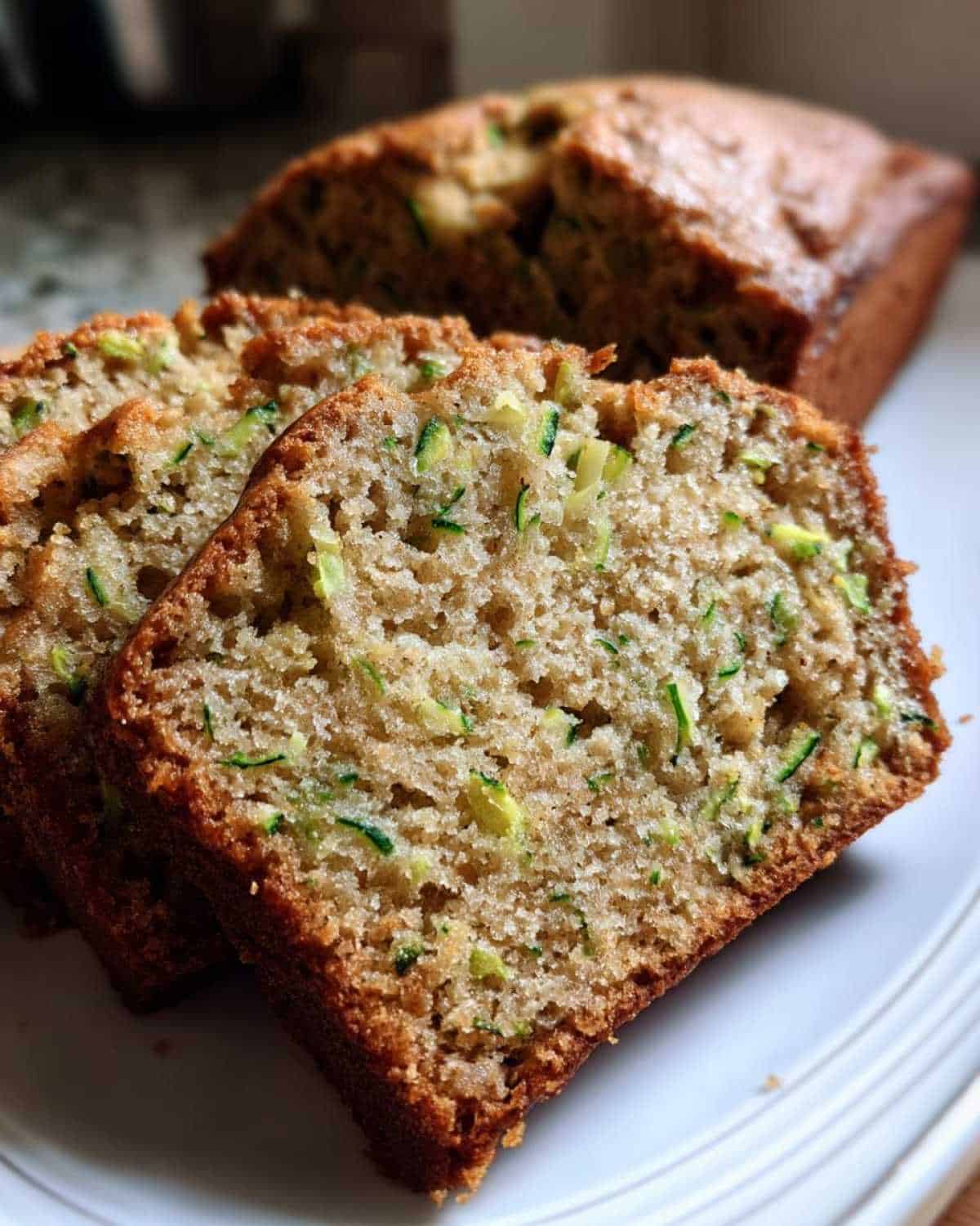 Healthy Whole Wheat Zucchini Bread - detail 1