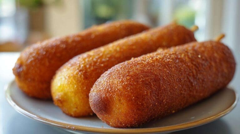 Homemade Baked Corn Dogs (Healthier Option)