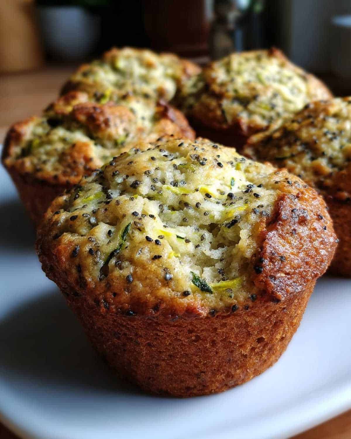 Lemon Poppy Seed Zucchini Muffins - detail 3
