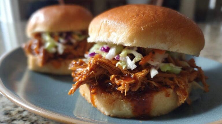 Mini BBQ Chicken Sliders for Parties
