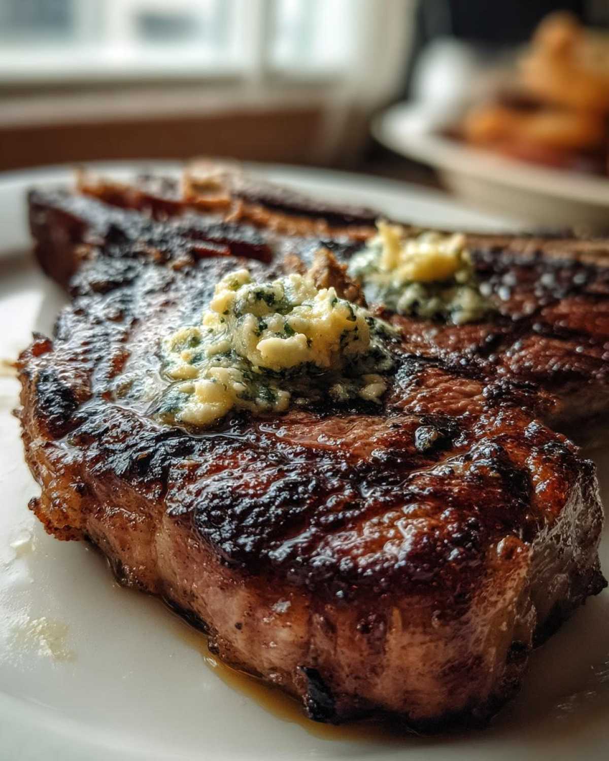 Perfectly Grilled Ribeye Steak with Garlic Butter - detail 3