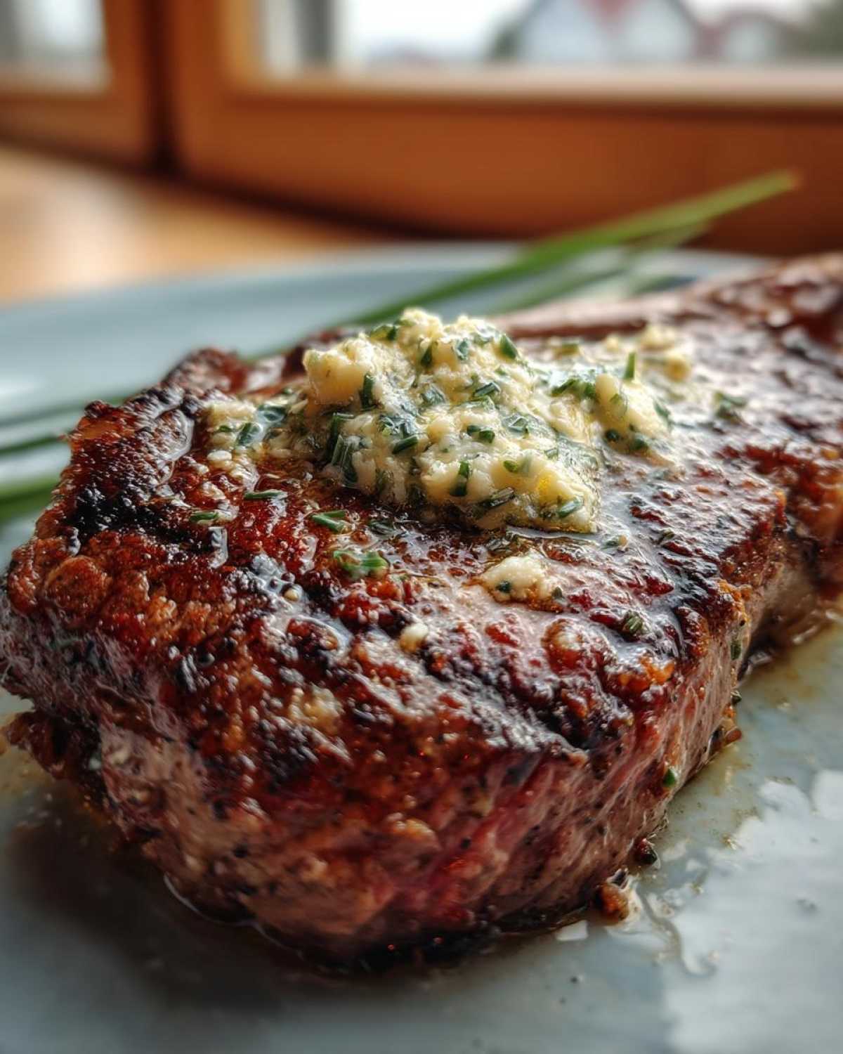 Perfectly Grilled Ribeye Steak with Garlic Butter - detail 4