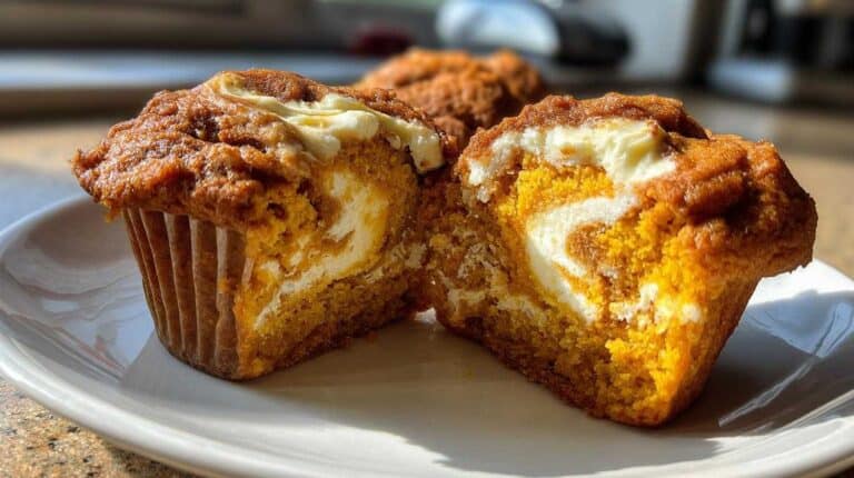 Pumpkin Cream Cheese Muffins