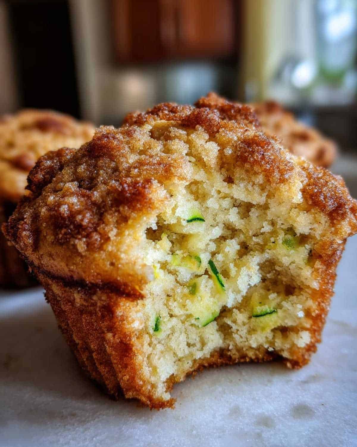 Zucchini Streusel Muffins - detail 2