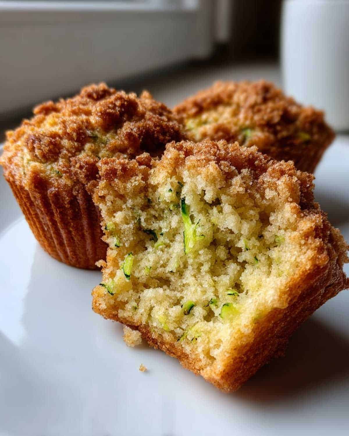 Zucchini Streusel Muffins - detail 3