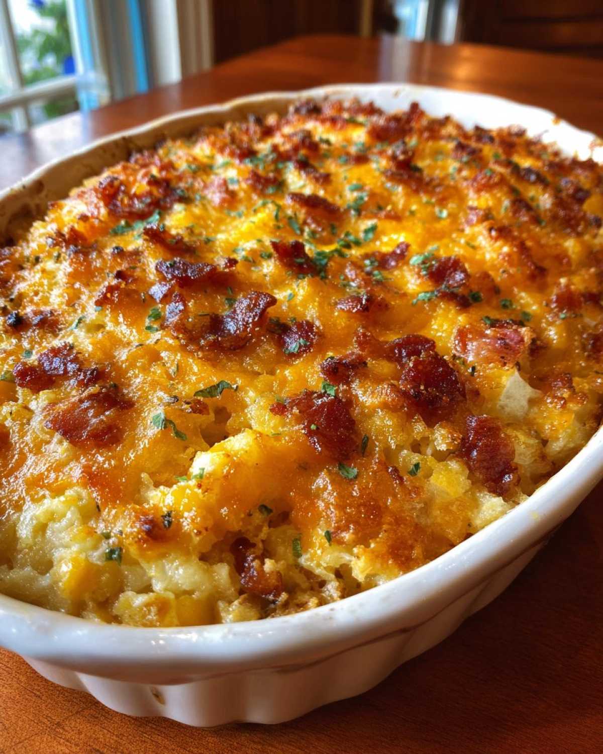 Bacon squash casserole - detail 3