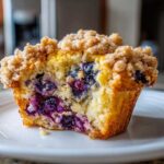 Blueberry streusel muffins