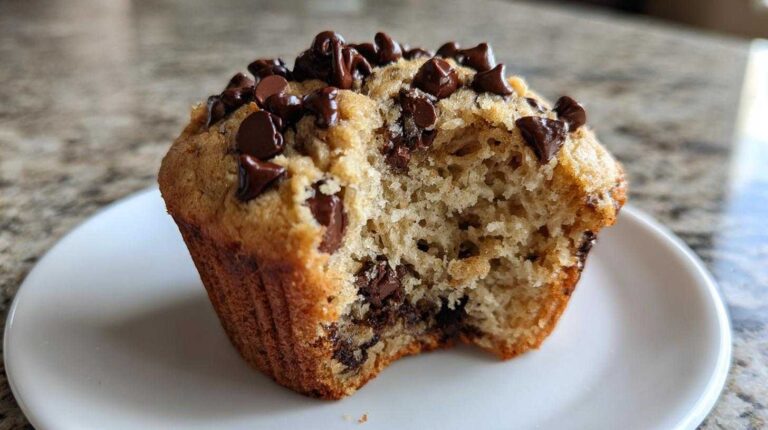 Chocolate chip banana muffins