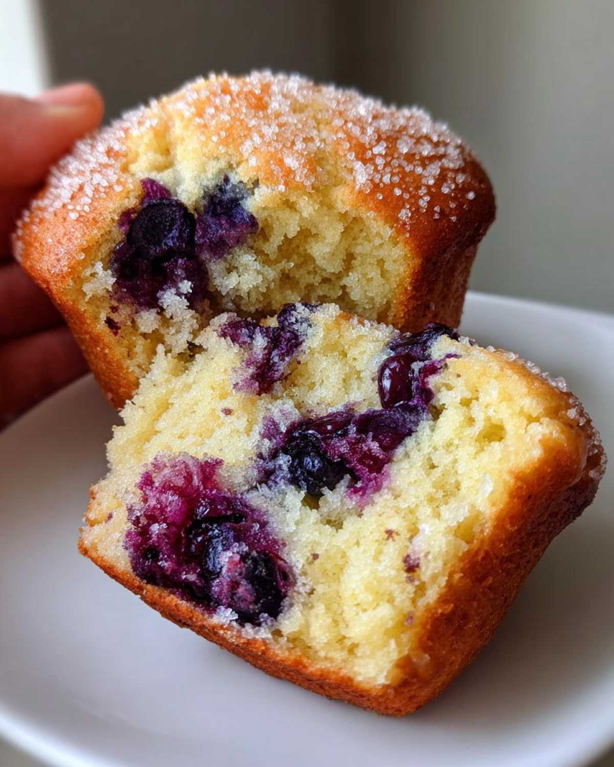Classic blueberry muffins - detail 1