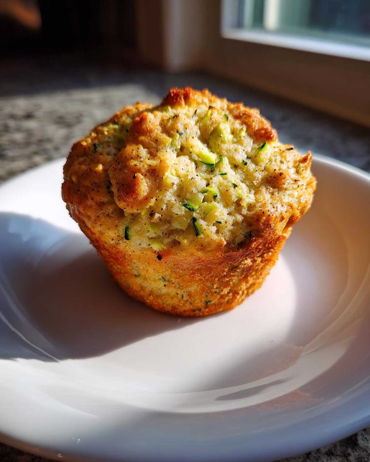 Classic zucchini muffins - detail 2