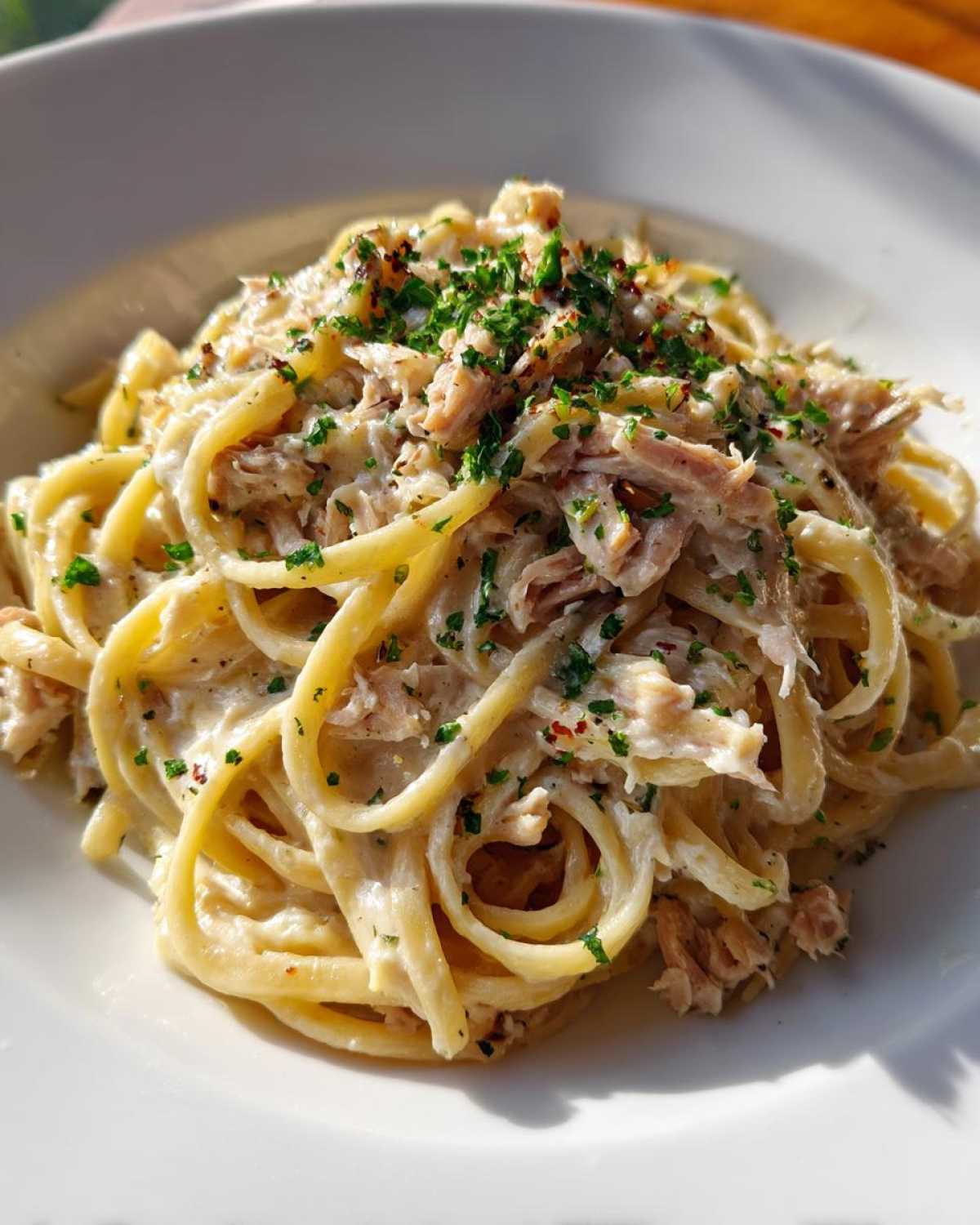 Creamy tuna pasta - detail 1