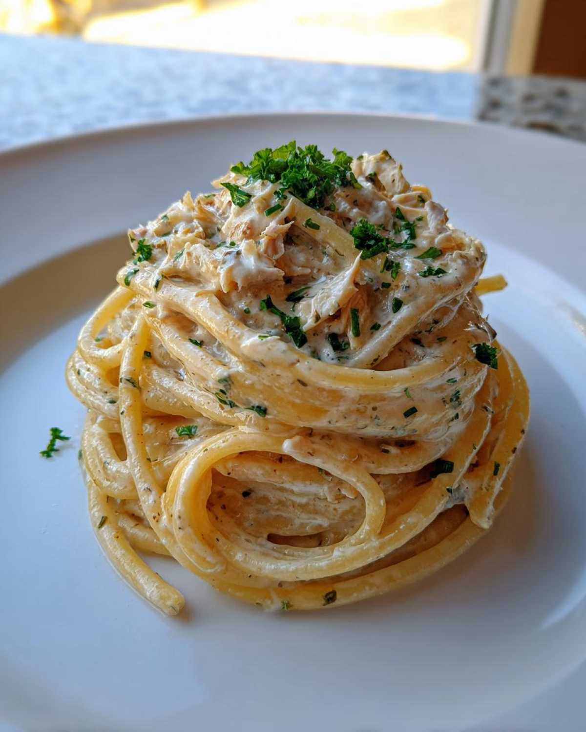 Creamy tuna pasta - detail 2