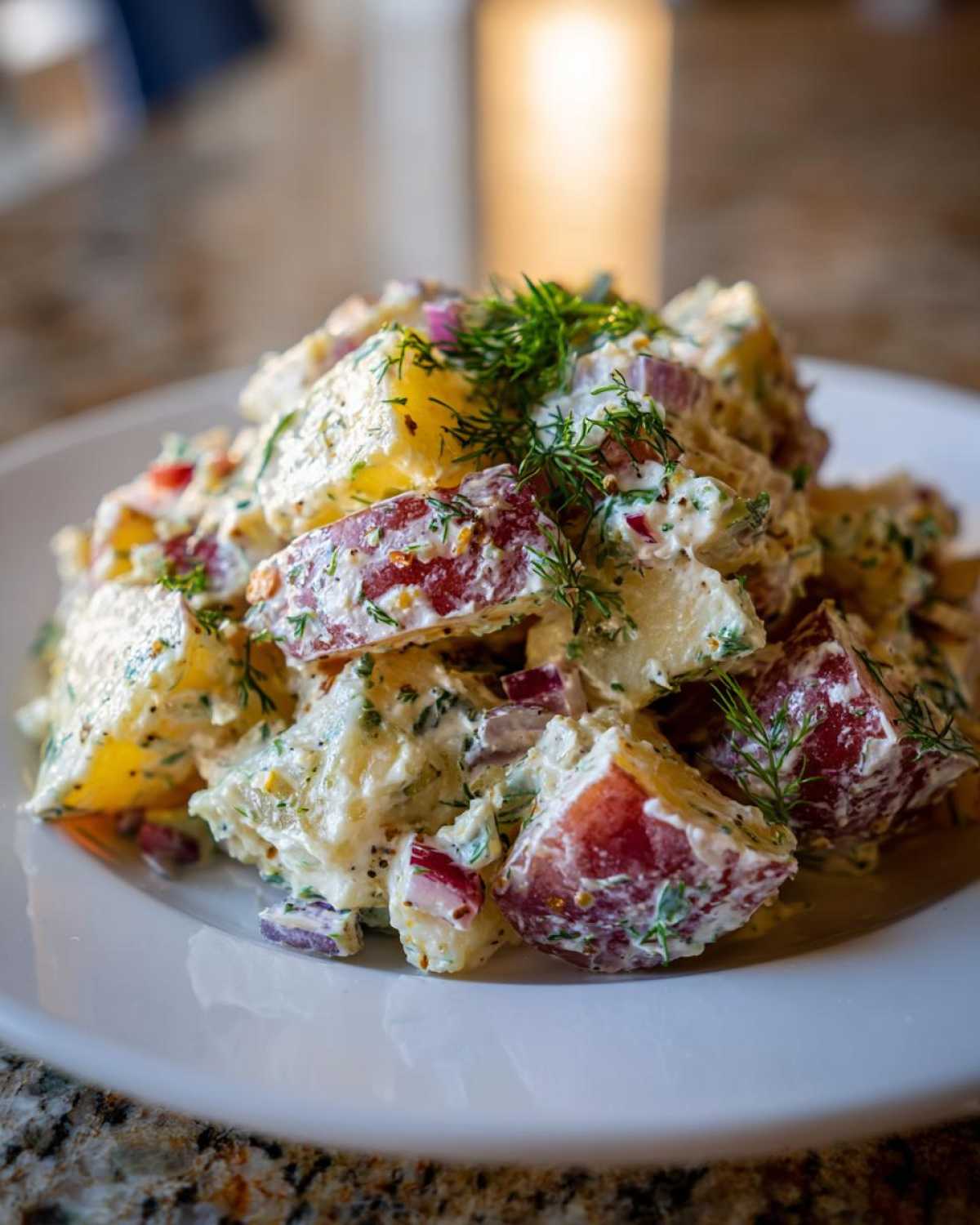 Dill potato salad - detail 1