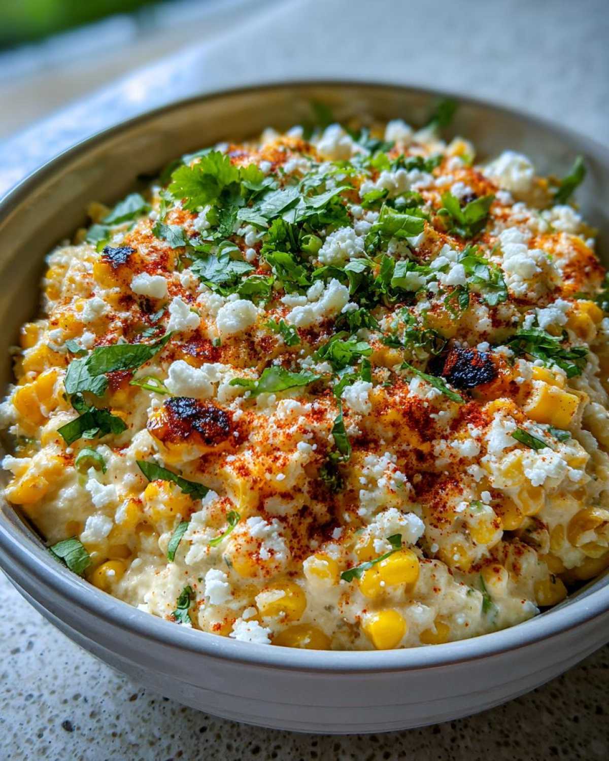 Mexican street corn dip - detail 4