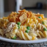 Slow cooker tuna noodle casserole