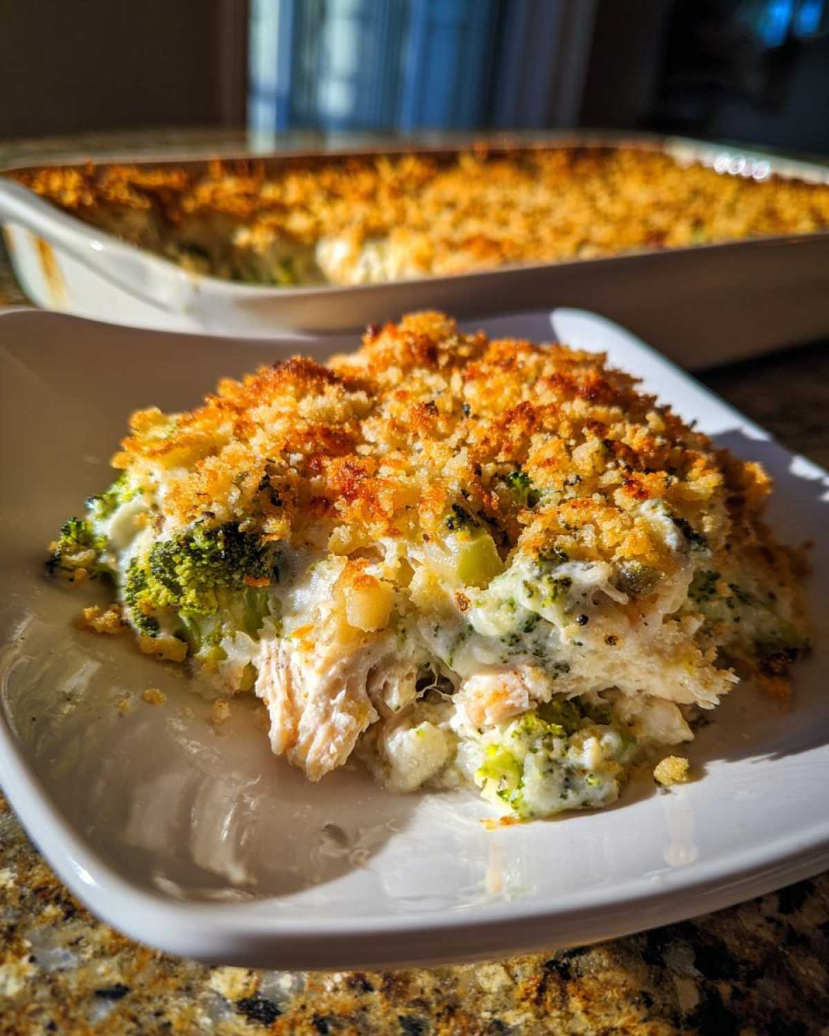Tuna and broccoli casserole - detail 2