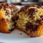 Vegan chocolate chip muffins