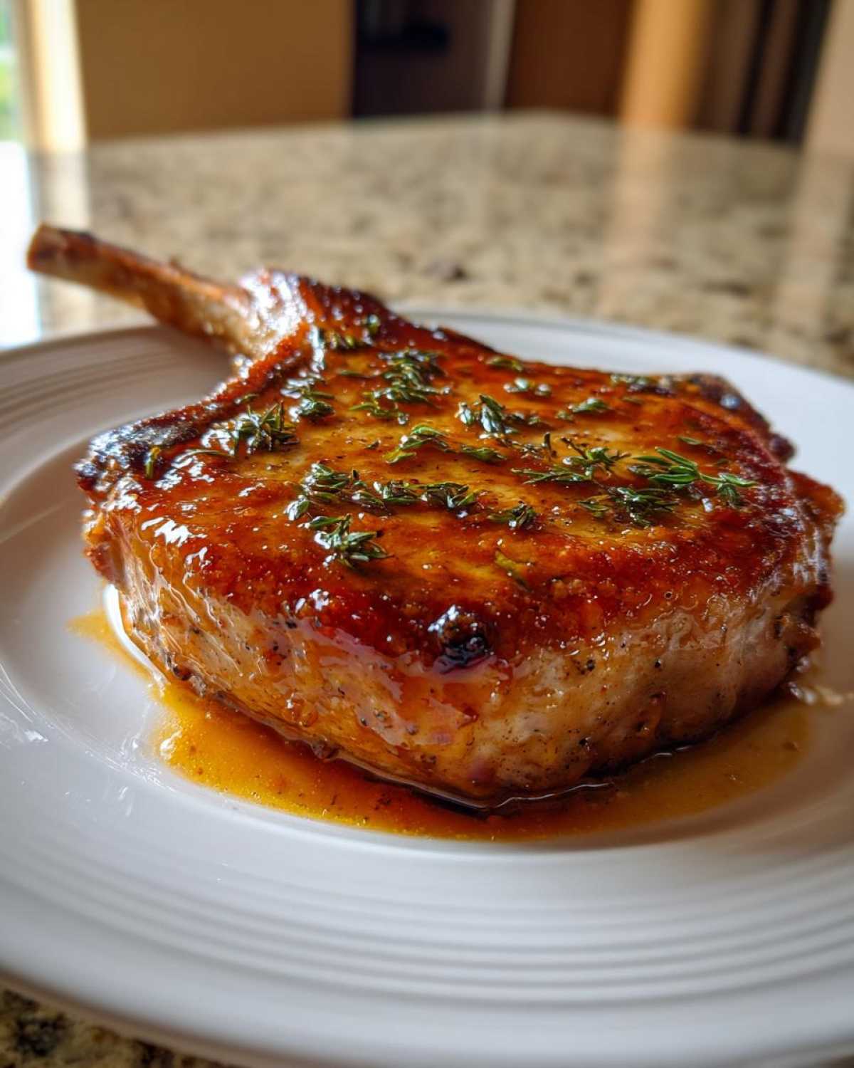 Apple Cider Glazed Pork Chops - detail 3