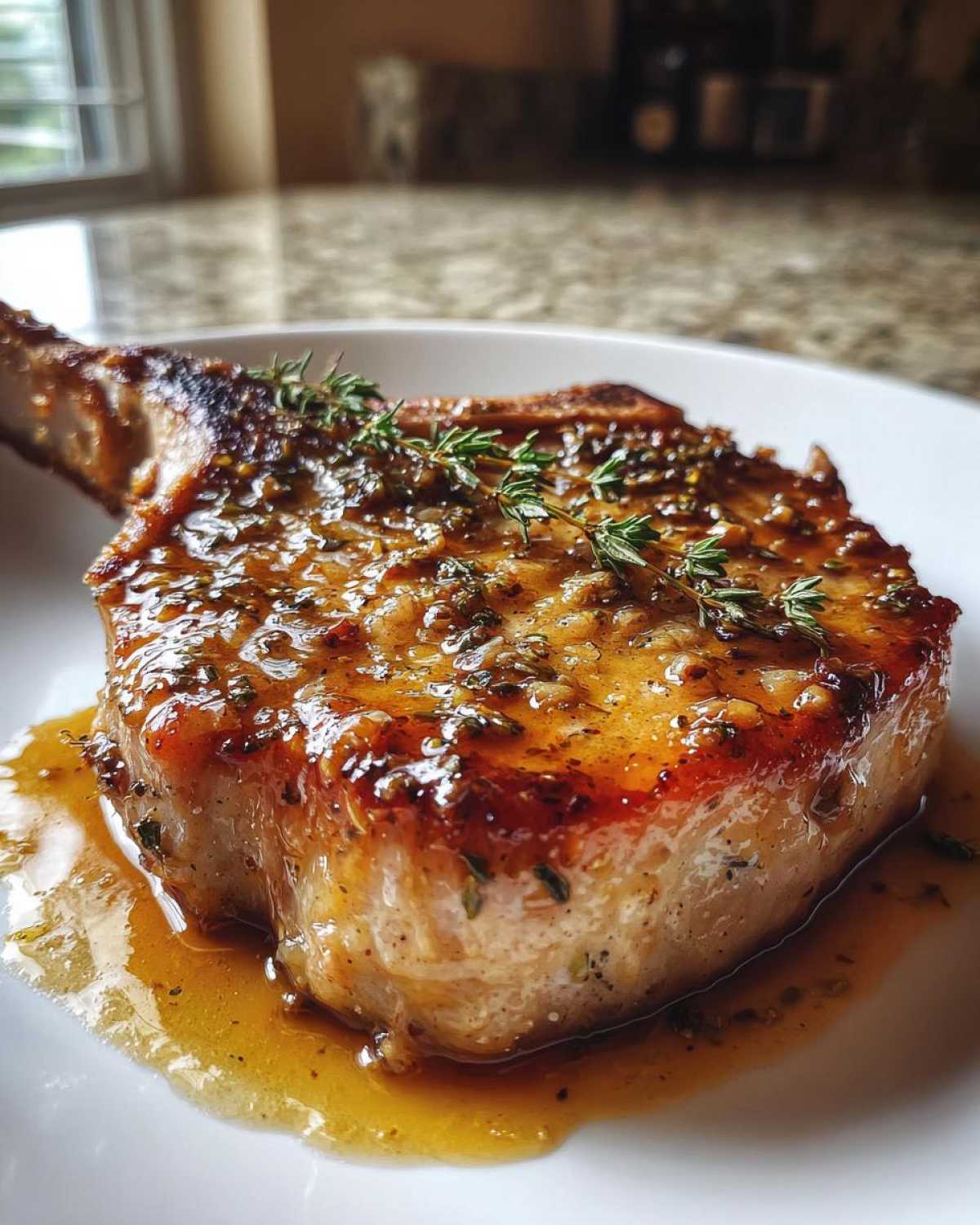 Apple Cider Glazed Pork Chops - detail 4