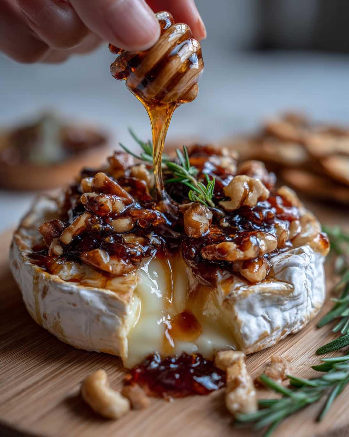 Baked Brie with Fig Jam - detail 2