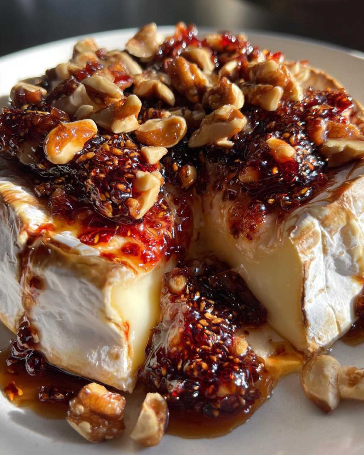 Baked Brie with Fig Jam - detail 3