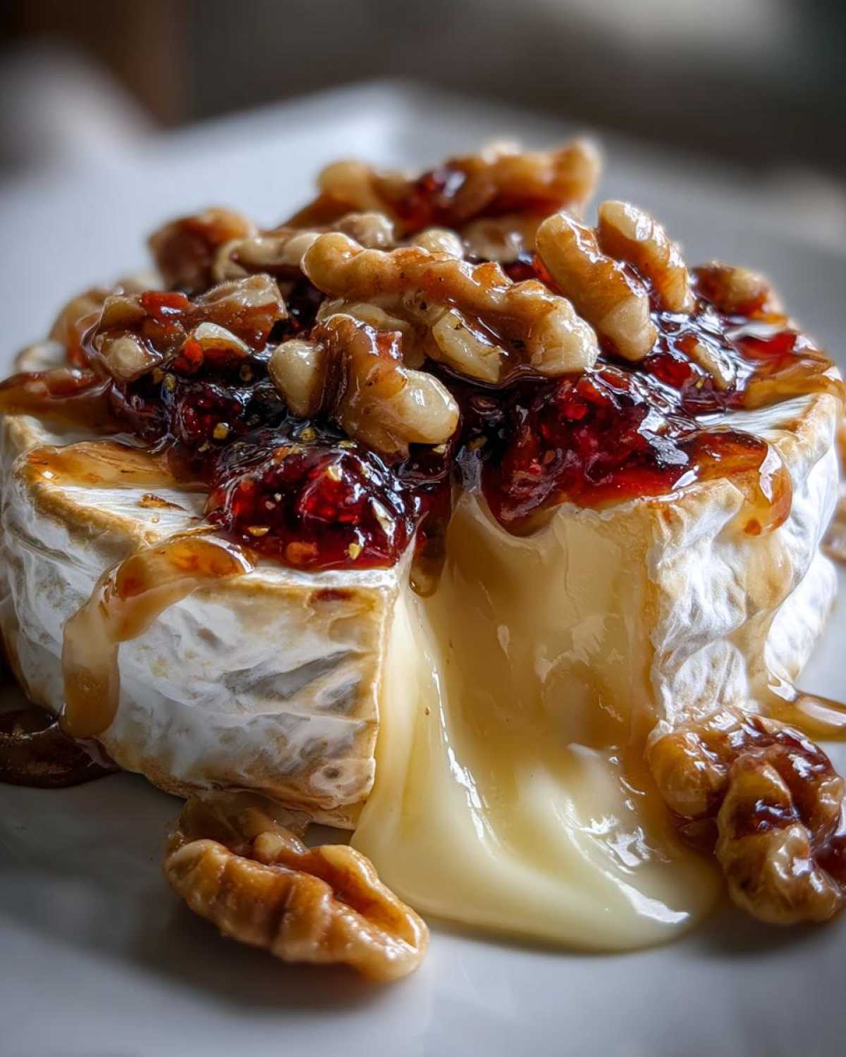Baked Brie with Fig Jam - detail 4