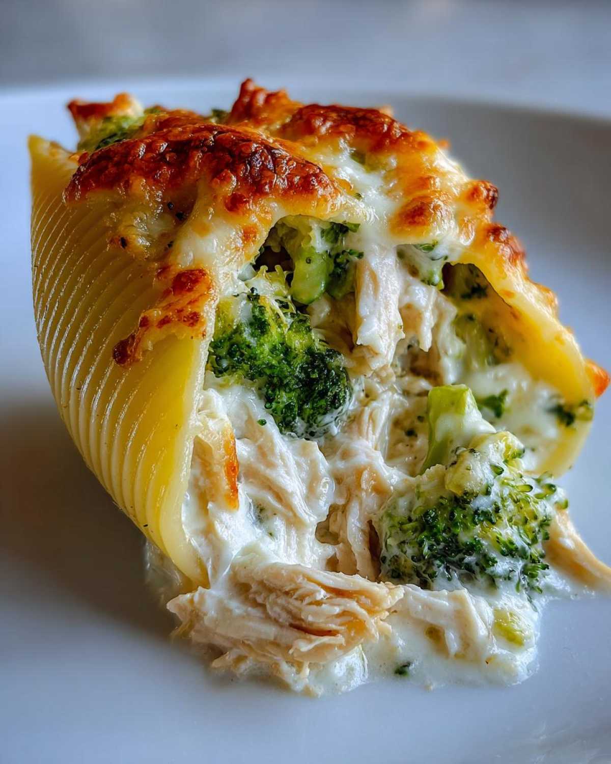 Chicken & Broccoli Alfredo Stuffed Shells - detail 4