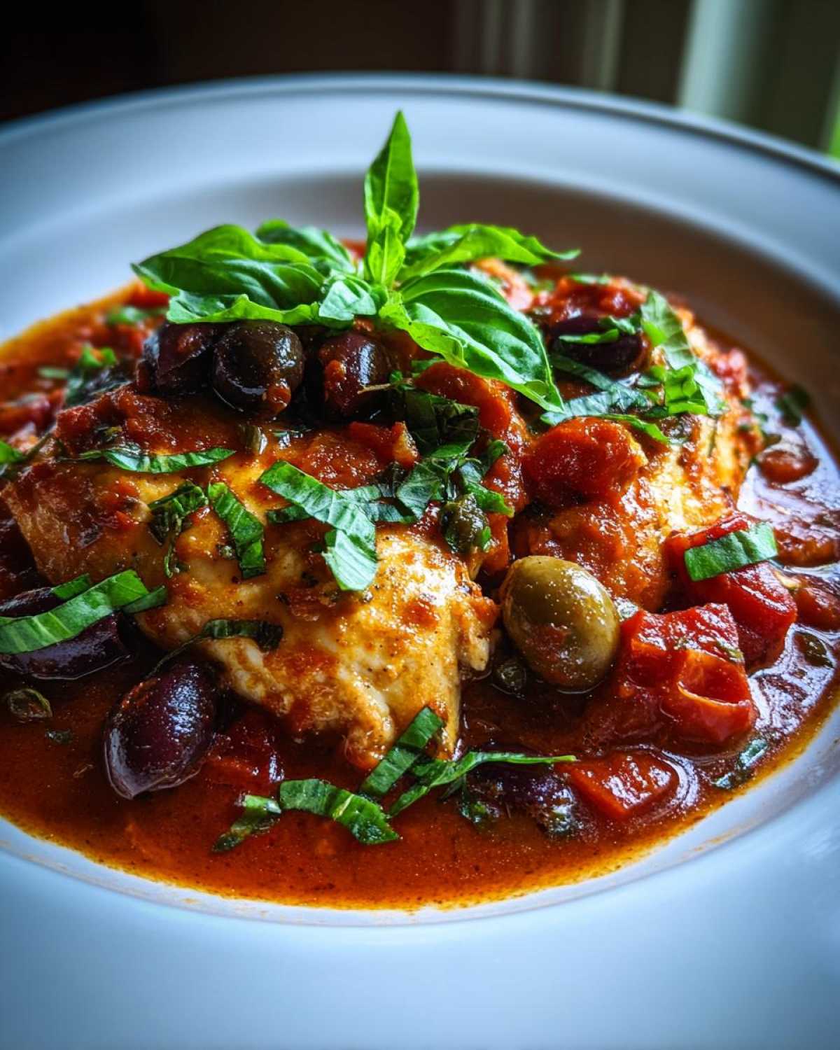 Chicken Puttanesca - detail 1