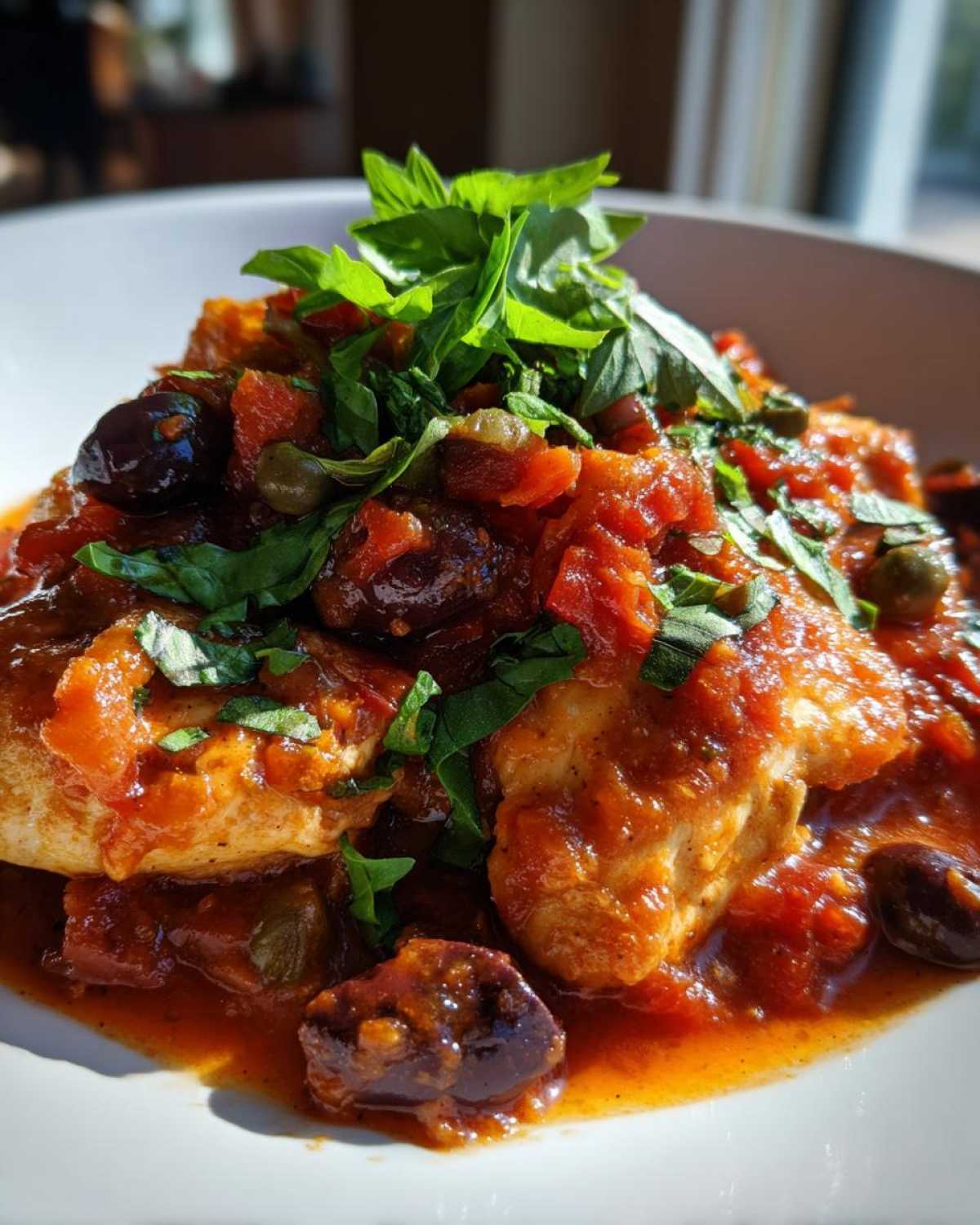 Chicken Puttanesca - detail 2