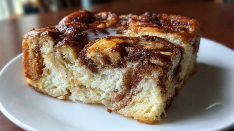 Amazing Cinnamon Roll French Toast Bake in Under 1 Hour Cinnamon Roll French Toast Bake