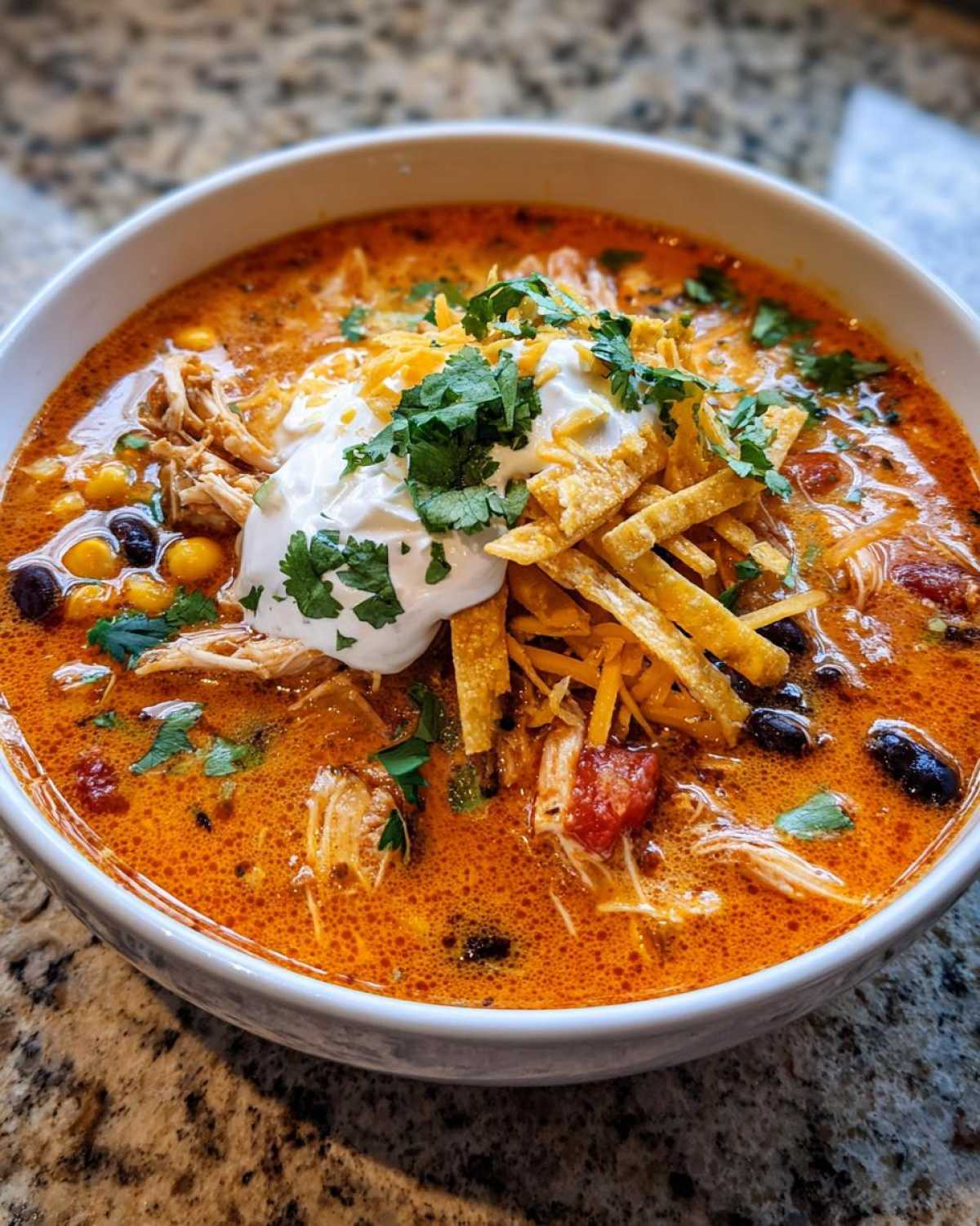 Creamy Chicken Tortilla Soup - detail 4