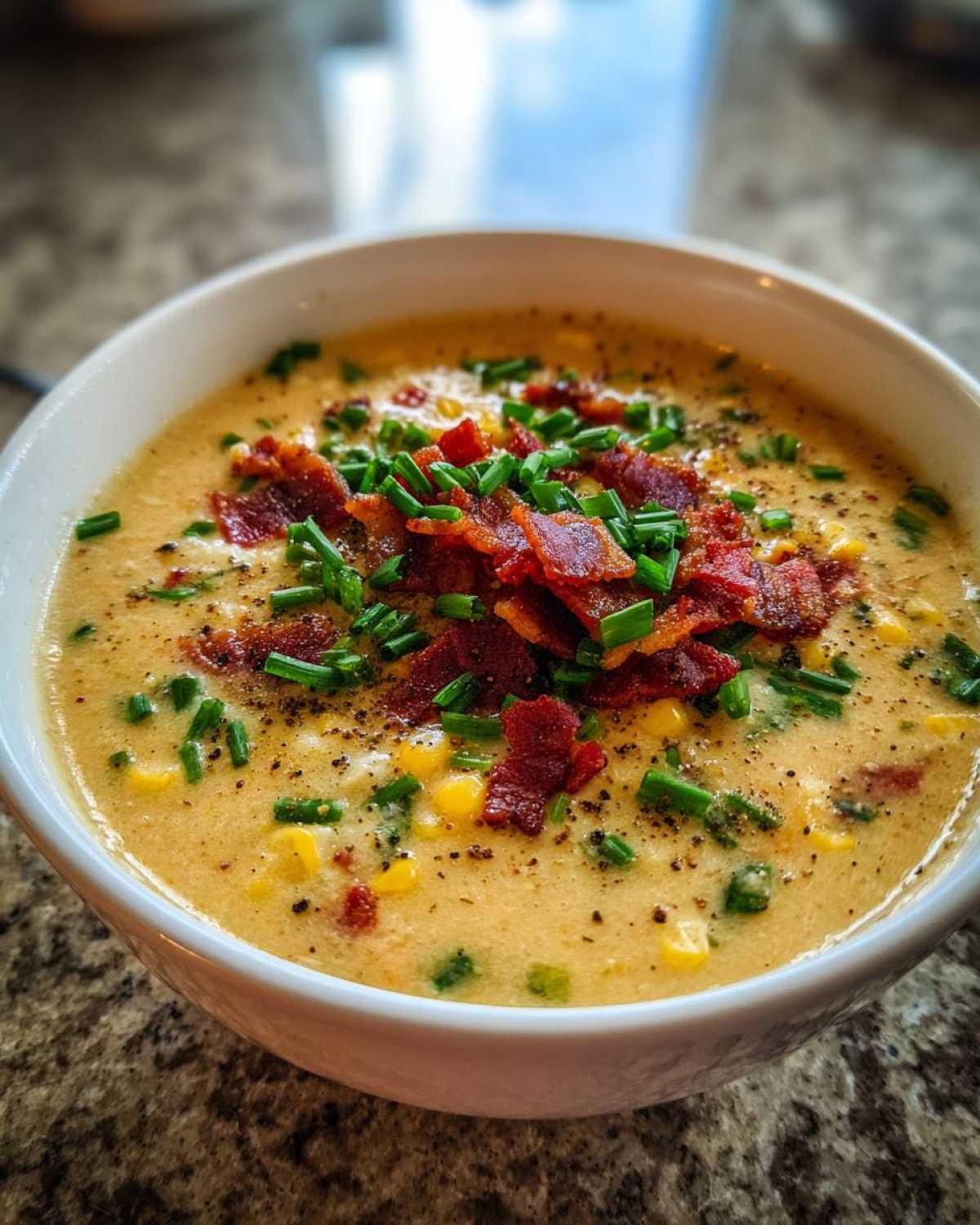 Creamy Corn Chowder - detail 1