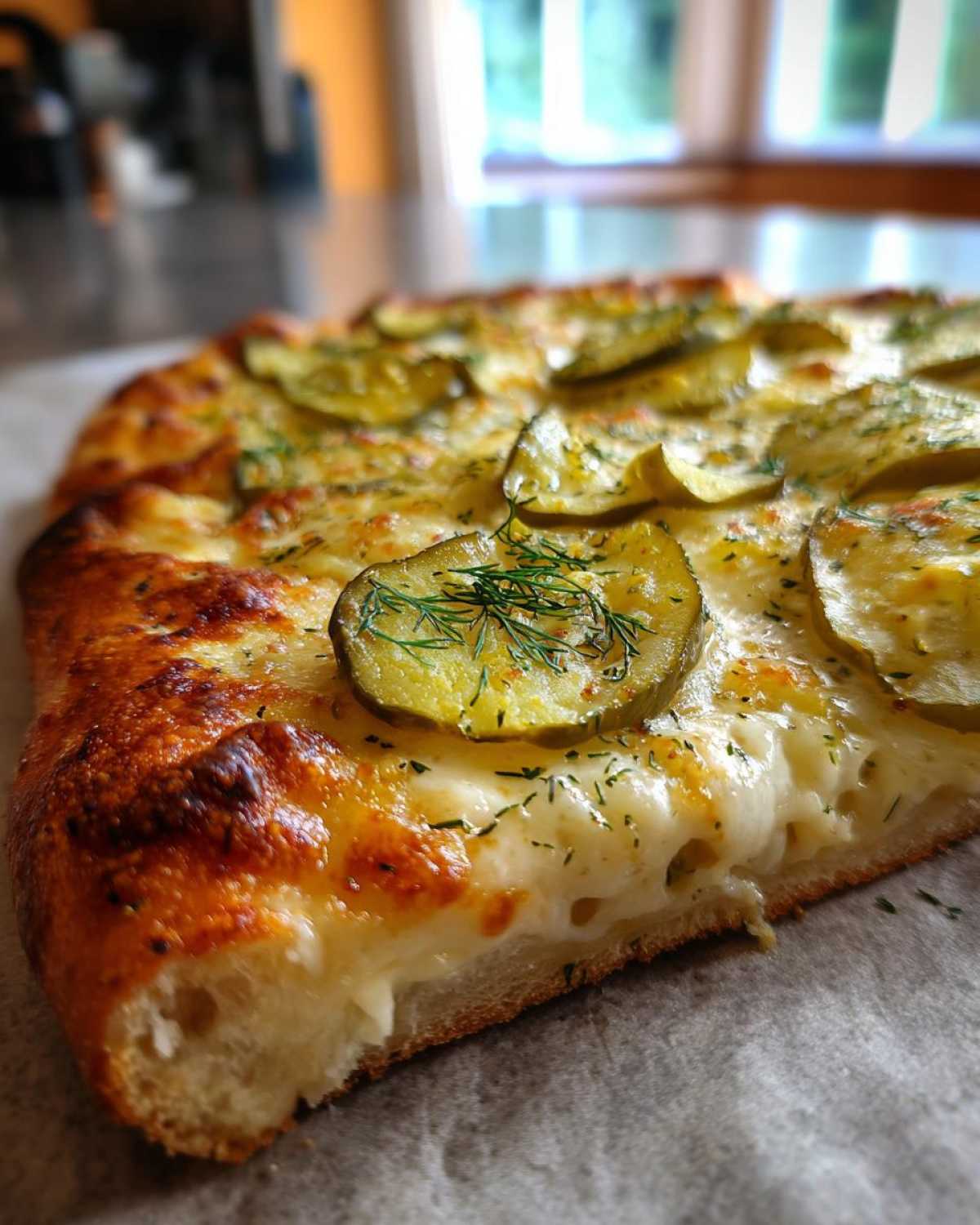 Dill Pickle Pizza - detail 3