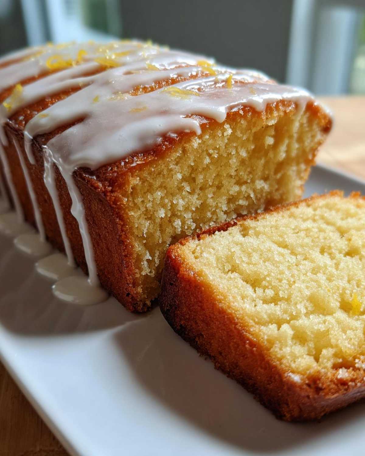 Olive Oil Cake with Lemon Glaze - detail 4