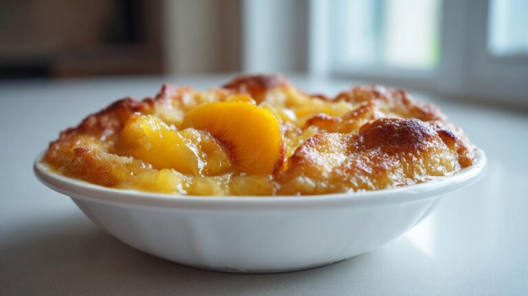 Peach Cobbler with Fresh Peaches
