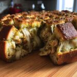 Pesto Chicken Stuffed Bread