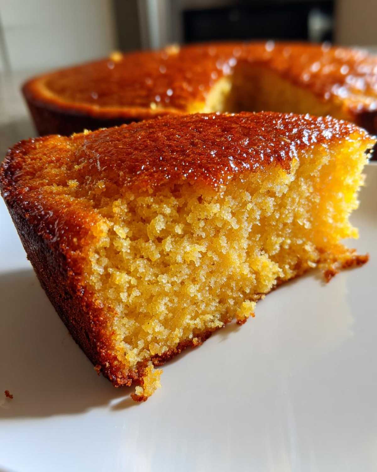 Skillet Honey Cornbread - detail 3