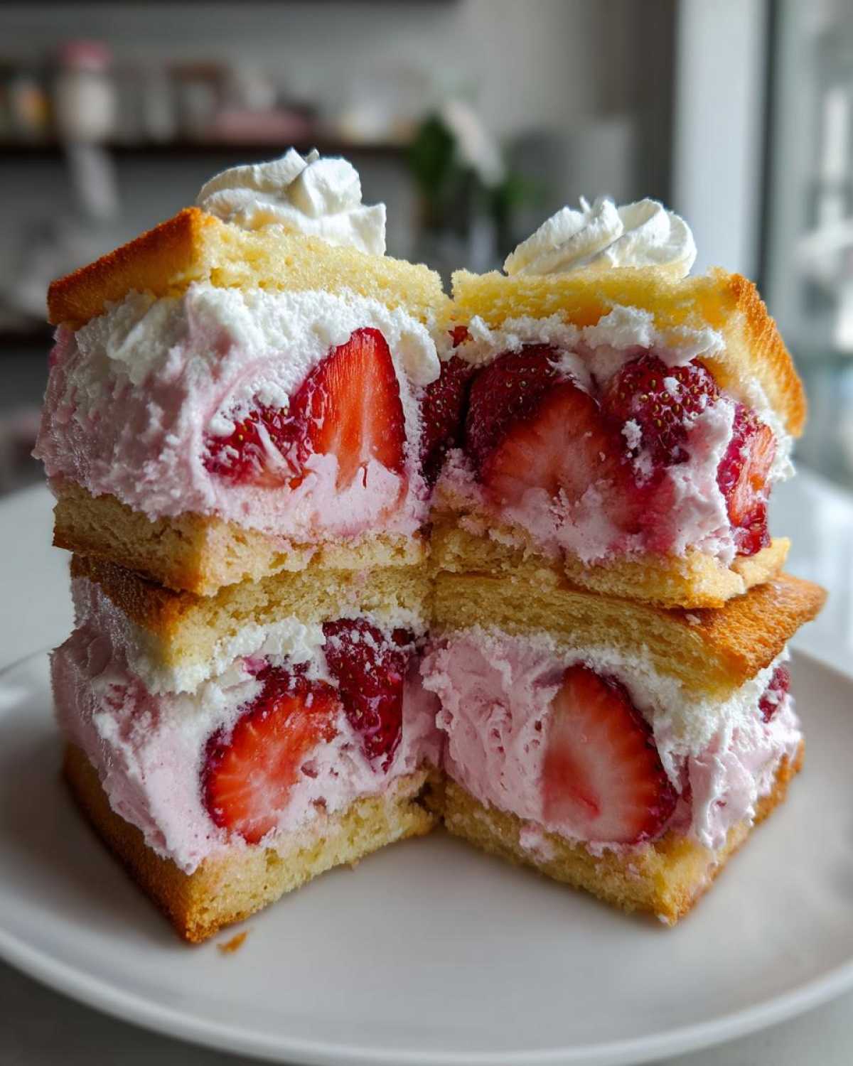Strawberry Shortcake Ice Cream Sandwiches - detail 2