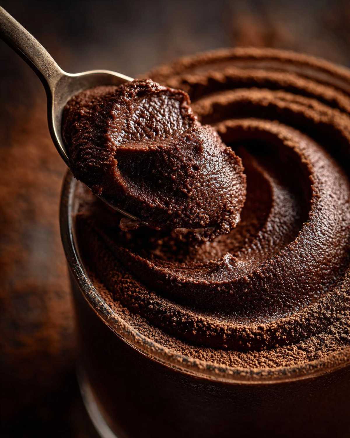 Vegan Chocolate Avocado Mousse - detail 3