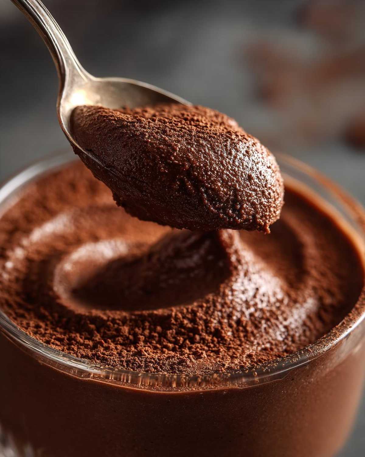 Vegan Chocolate Avocado Mousse - detail 4