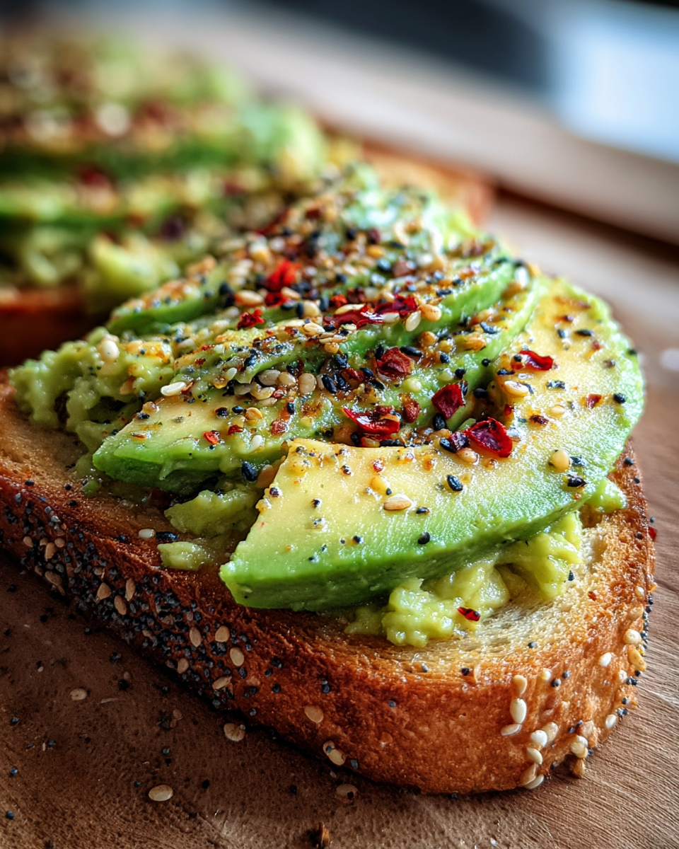Avocado Toast with Everything Bagel Seasoning - detail 1