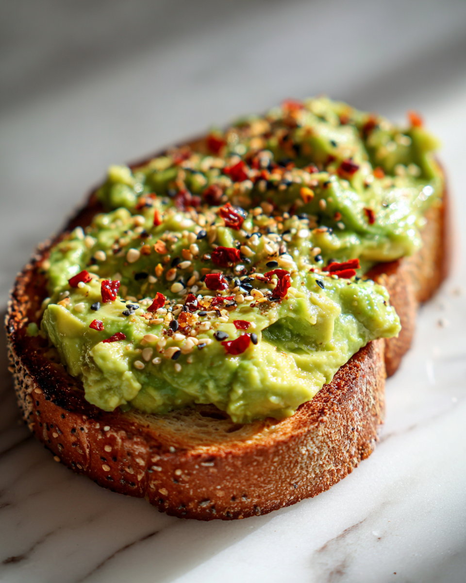 Avocado Toast with Everything Bagel Seasoning - detail 2