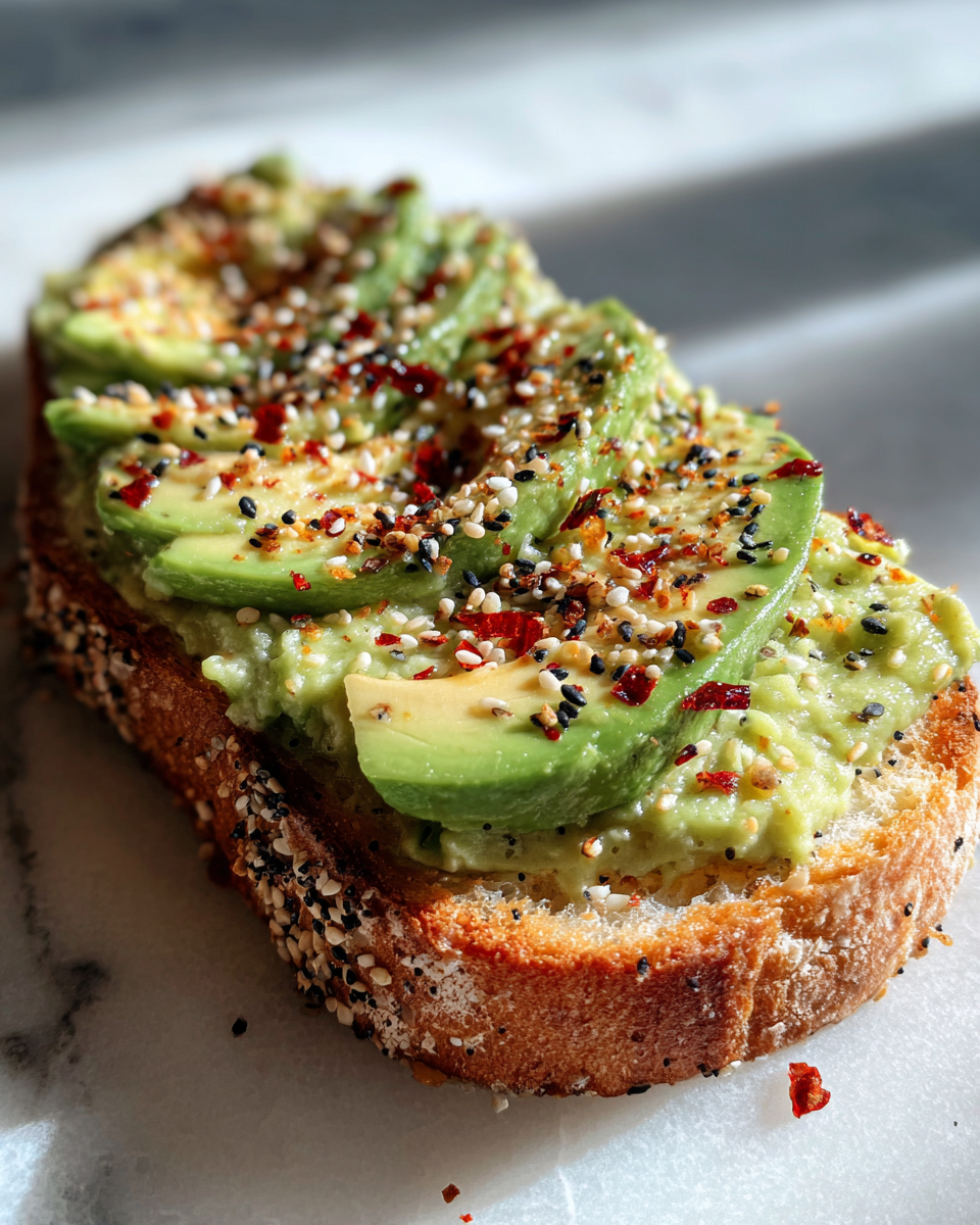 Avocado Toast with Everything Bagel Seasoning - detail 3
