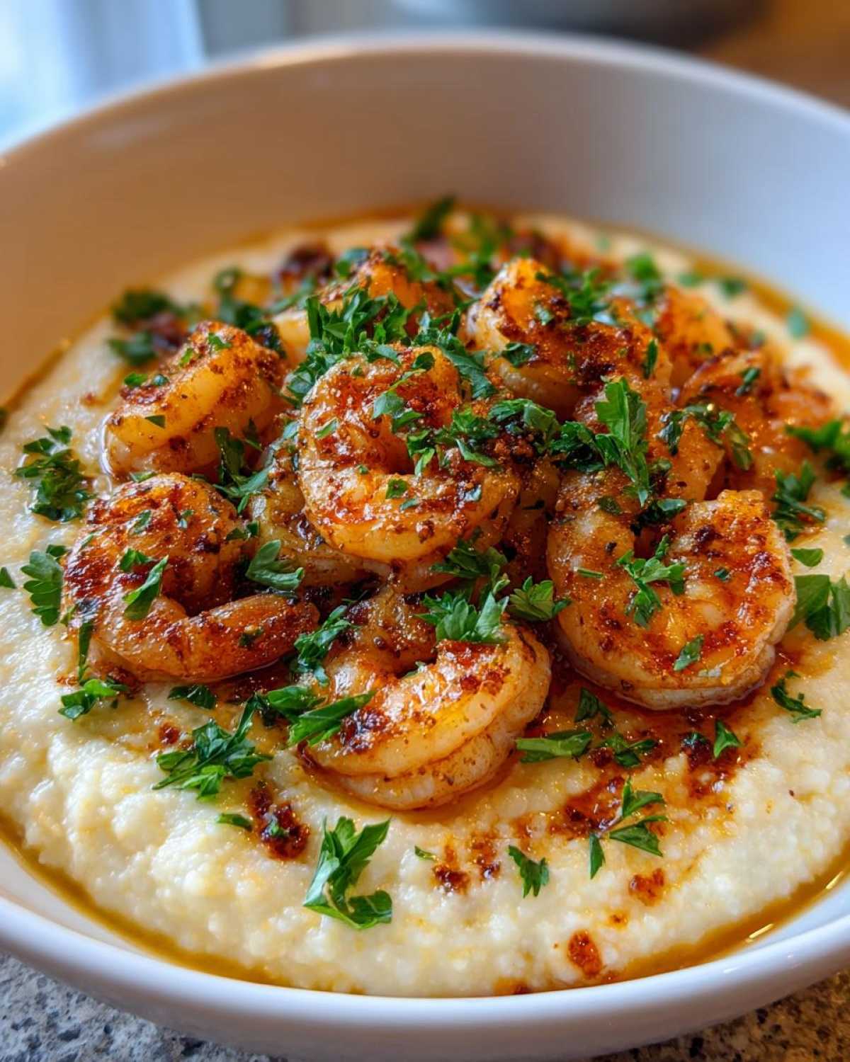 Cajun Shrimp and Grits - detail 1
